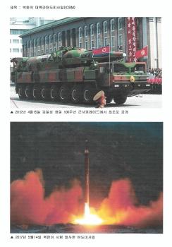북한의 탄도미사일 이미지